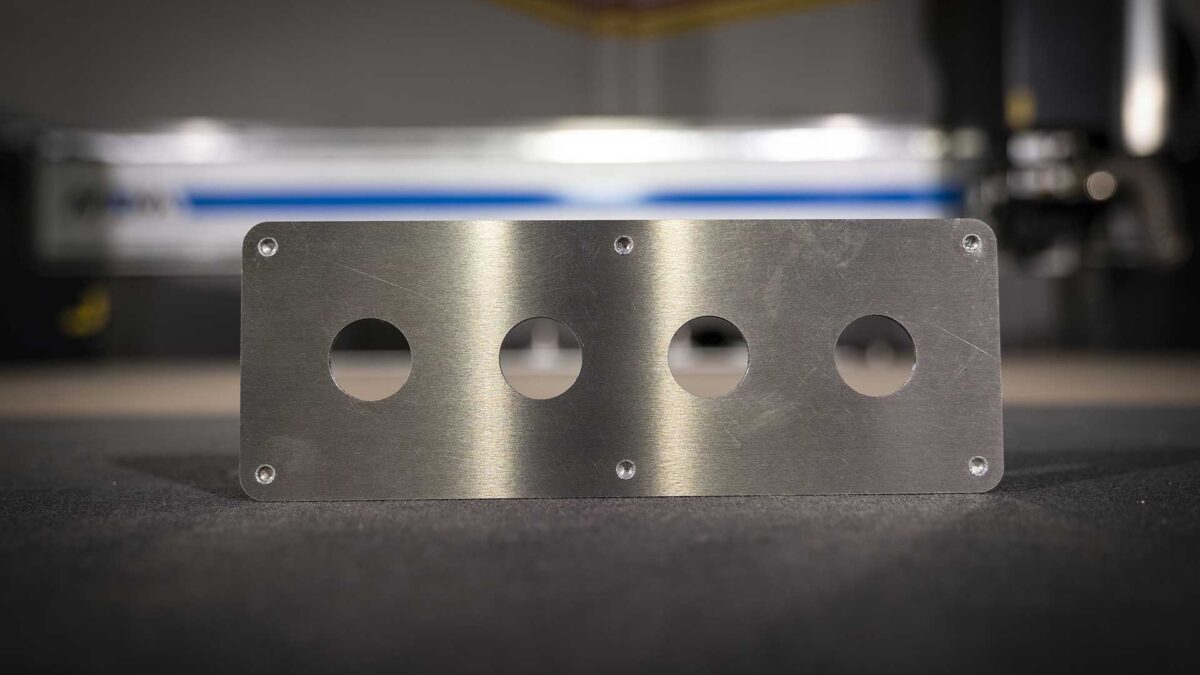 Lavorazione alluminio eseguita con pantografo industriale cnc Automa Pantografi