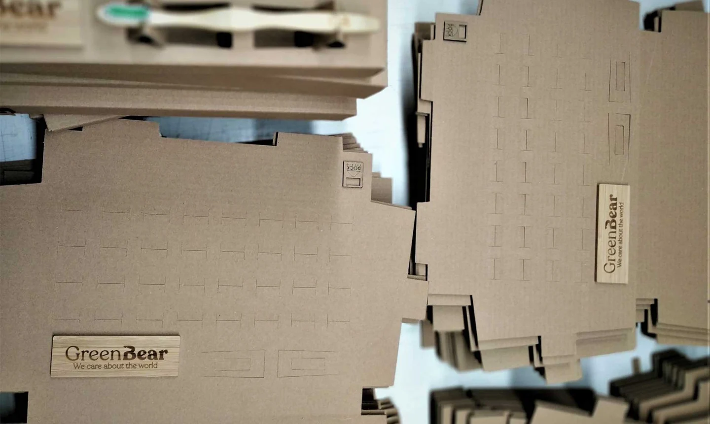 Custom corrugated-cardboard display / container