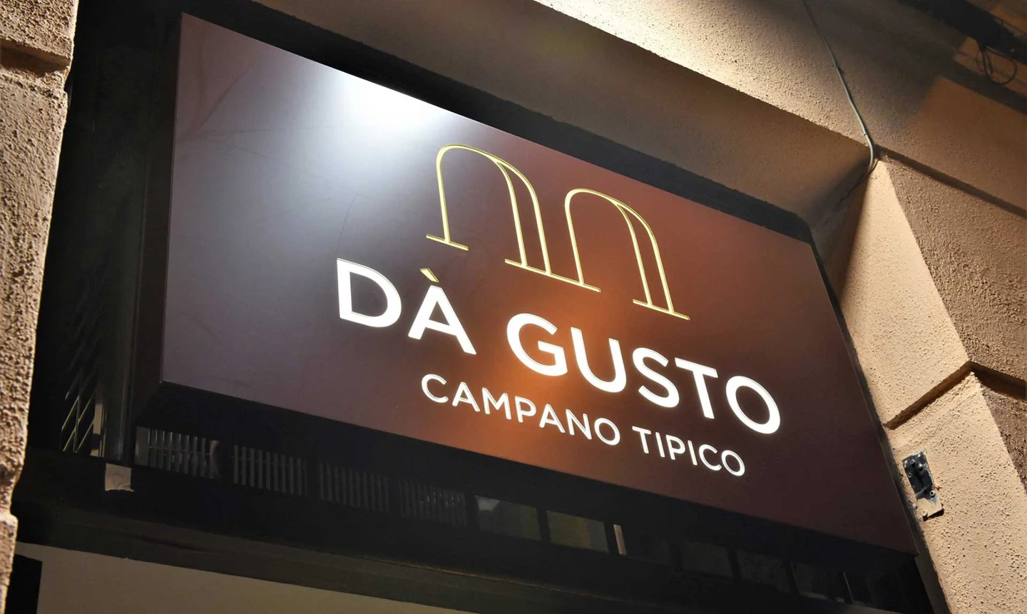 Illuminated Dibond box sign