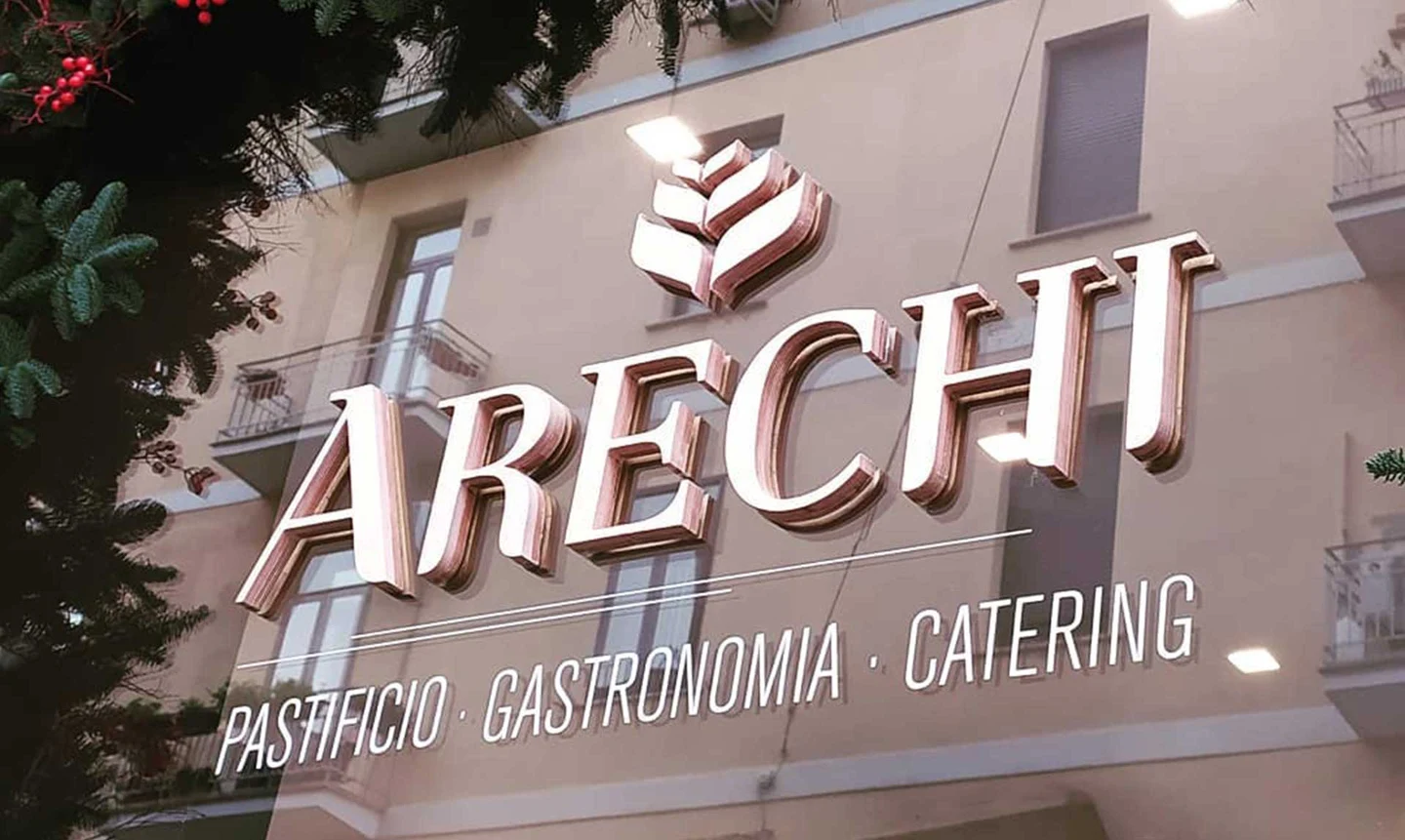 3D wooden lettering for an outdoor sign