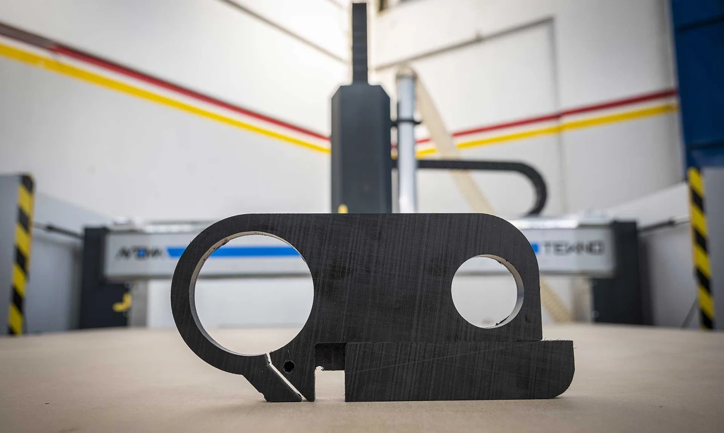 Plastic components made for industrial applications